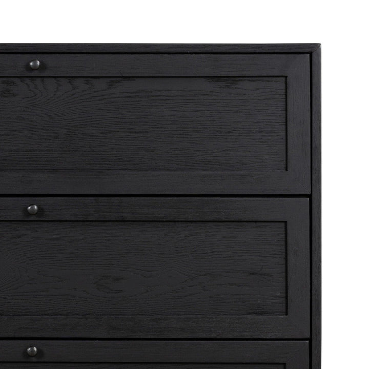 Evelyn 6 Drawer Dresser - Drifted Matte Black