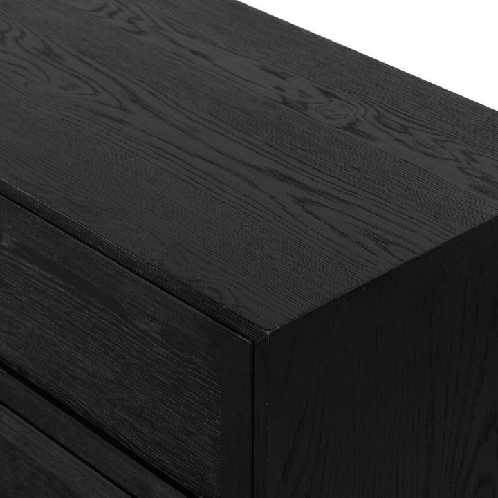 Evelyn 6 Drawer Dresser - Drifted Matte Black