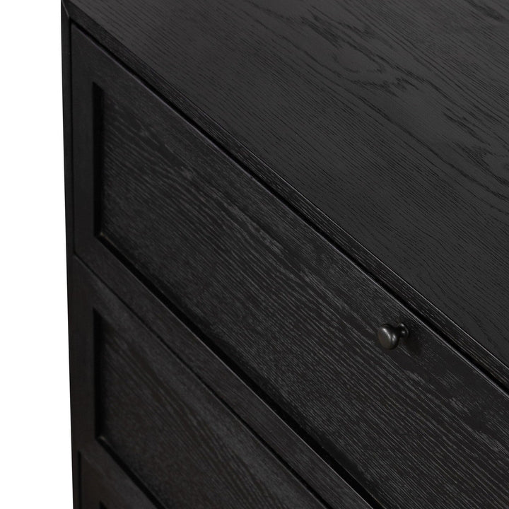 Evelyn 6 Drawer Dresser - Drifted Matte Black