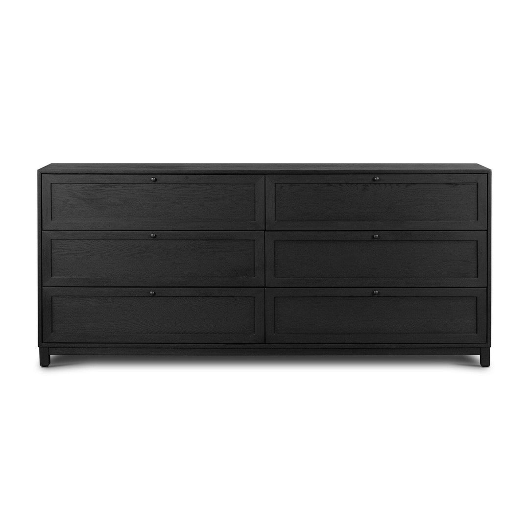 Evelyn 6 Drawer Dresser - Drifted Matte Black