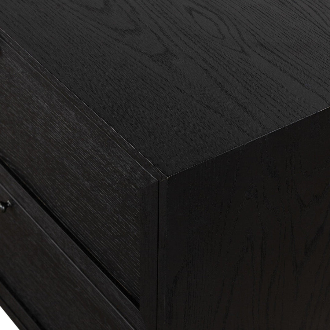 Evelyn Nightstand - Drifted Matte Black