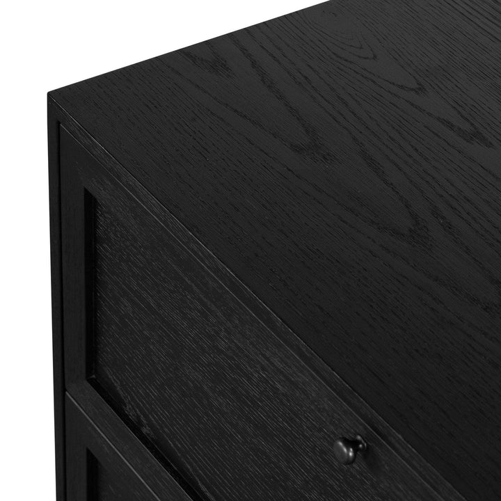 Evelyn Nightstand - Drifted Matte Black