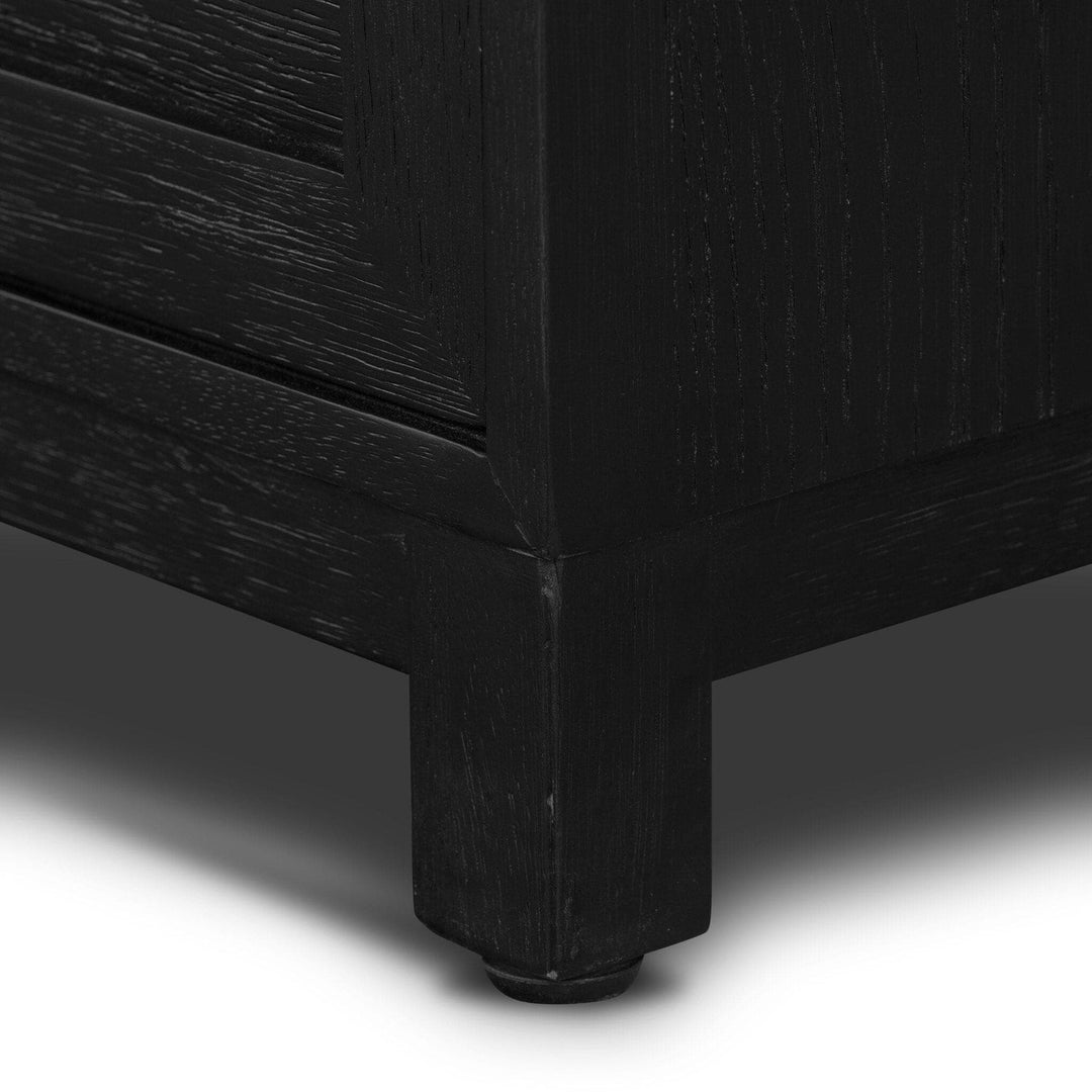 Evelyn Nightstand - Drifted Matte Black