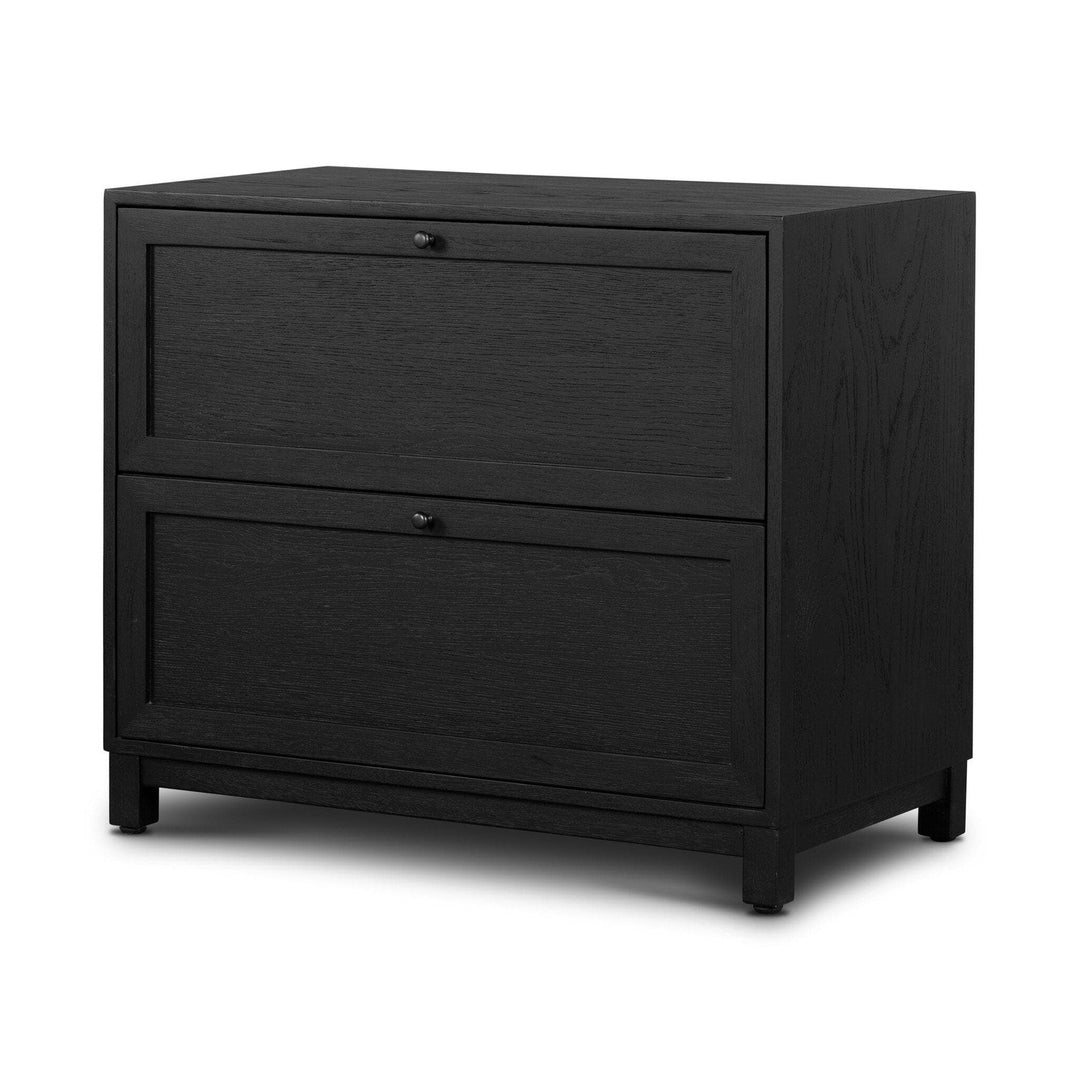 Evelyn Nightstand - Drifted Matte Black