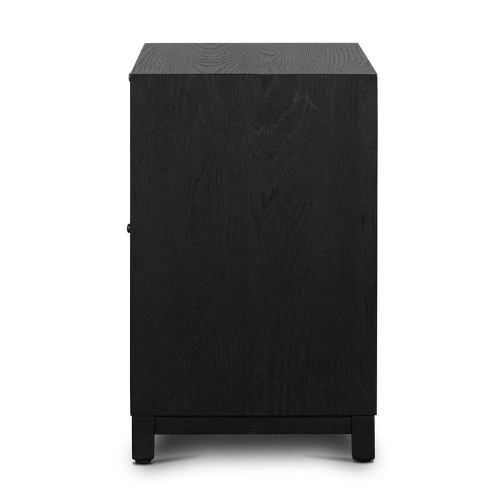 Evelyn Nightstand - Drifted Matte Black