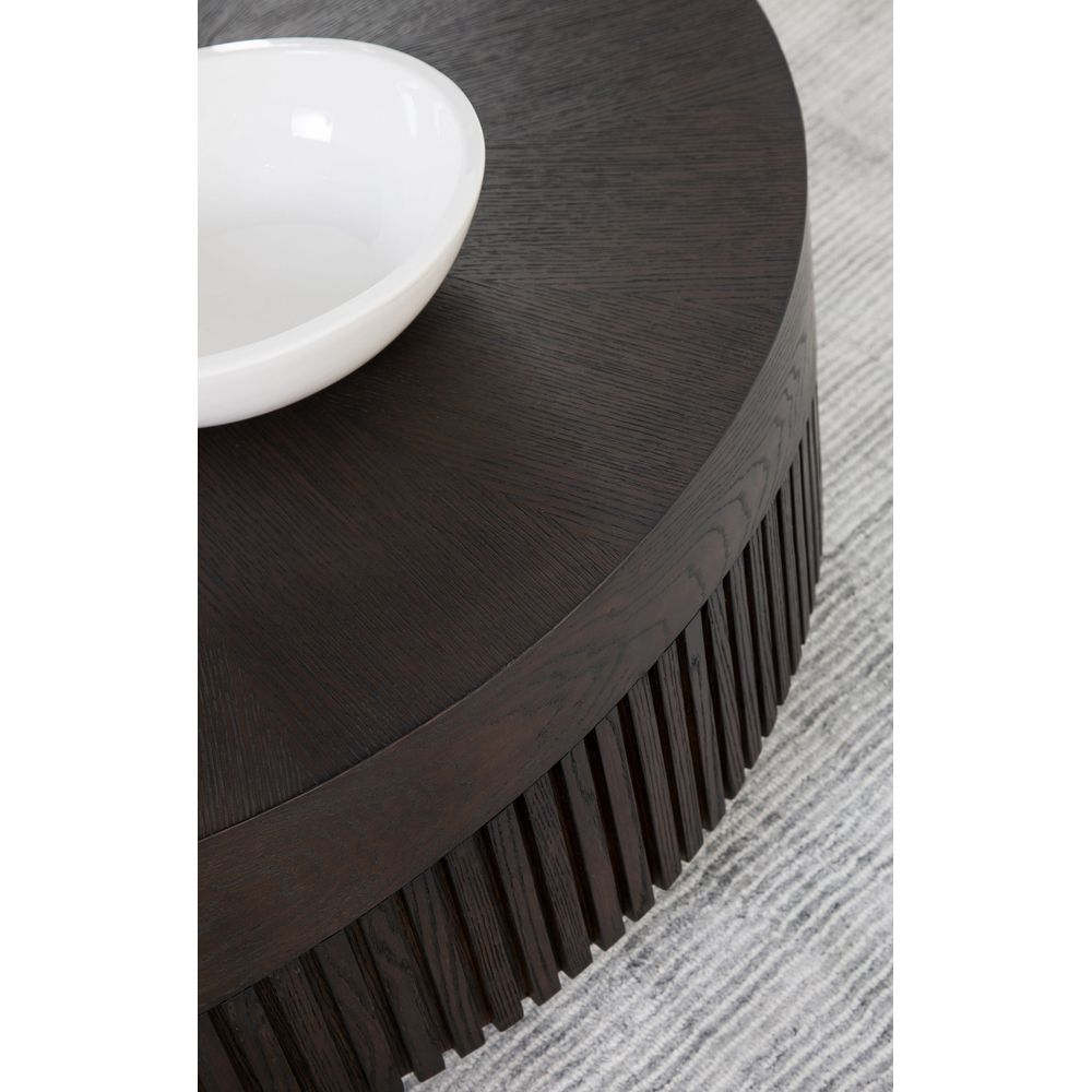 Coffee Tables Nightfall Round Cocktail Table - Mocha