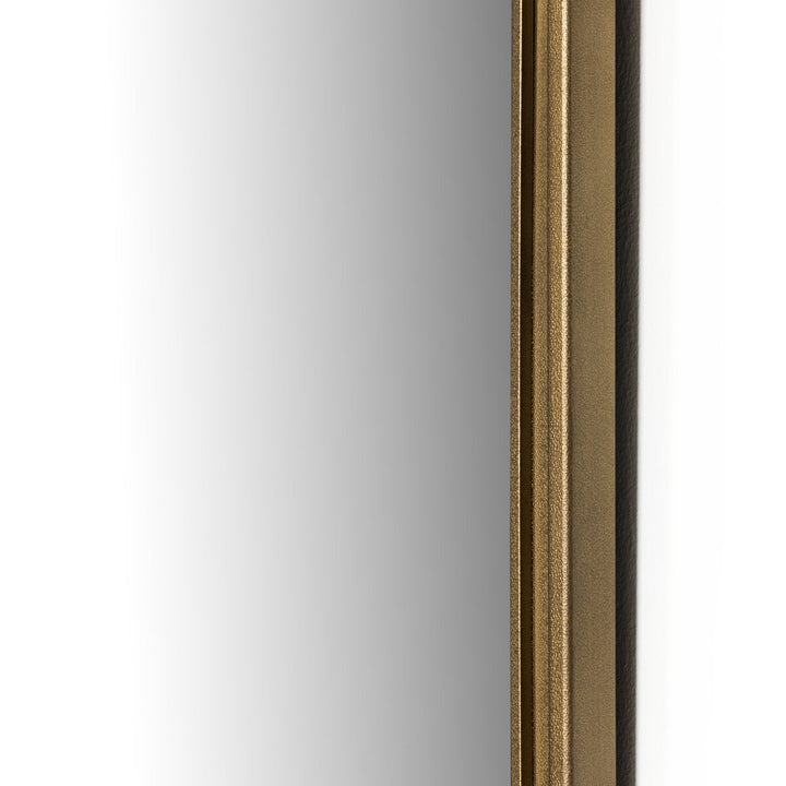 Ellie Mirror - Raw Antique Brass Iron