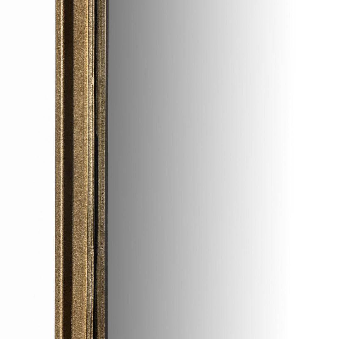 Ellie Mirror - Raw Antique Brass Iron