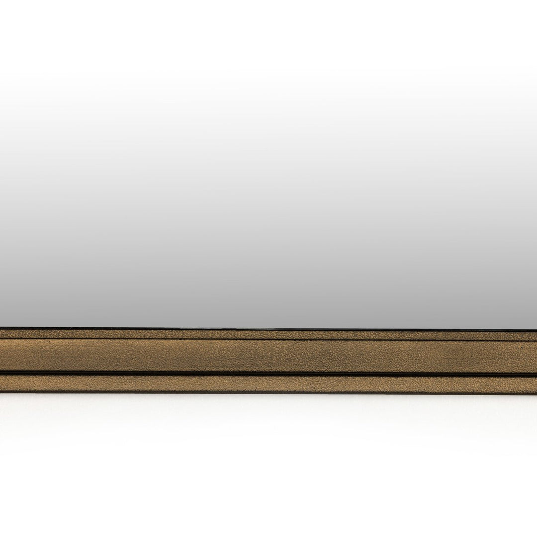 Ellie Mirror - Raw Antique Brass Iron