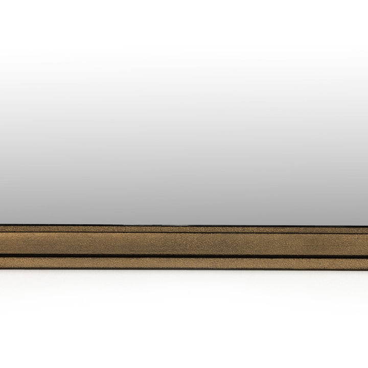 Ellie Mirror - Raw Antique Brass Iron