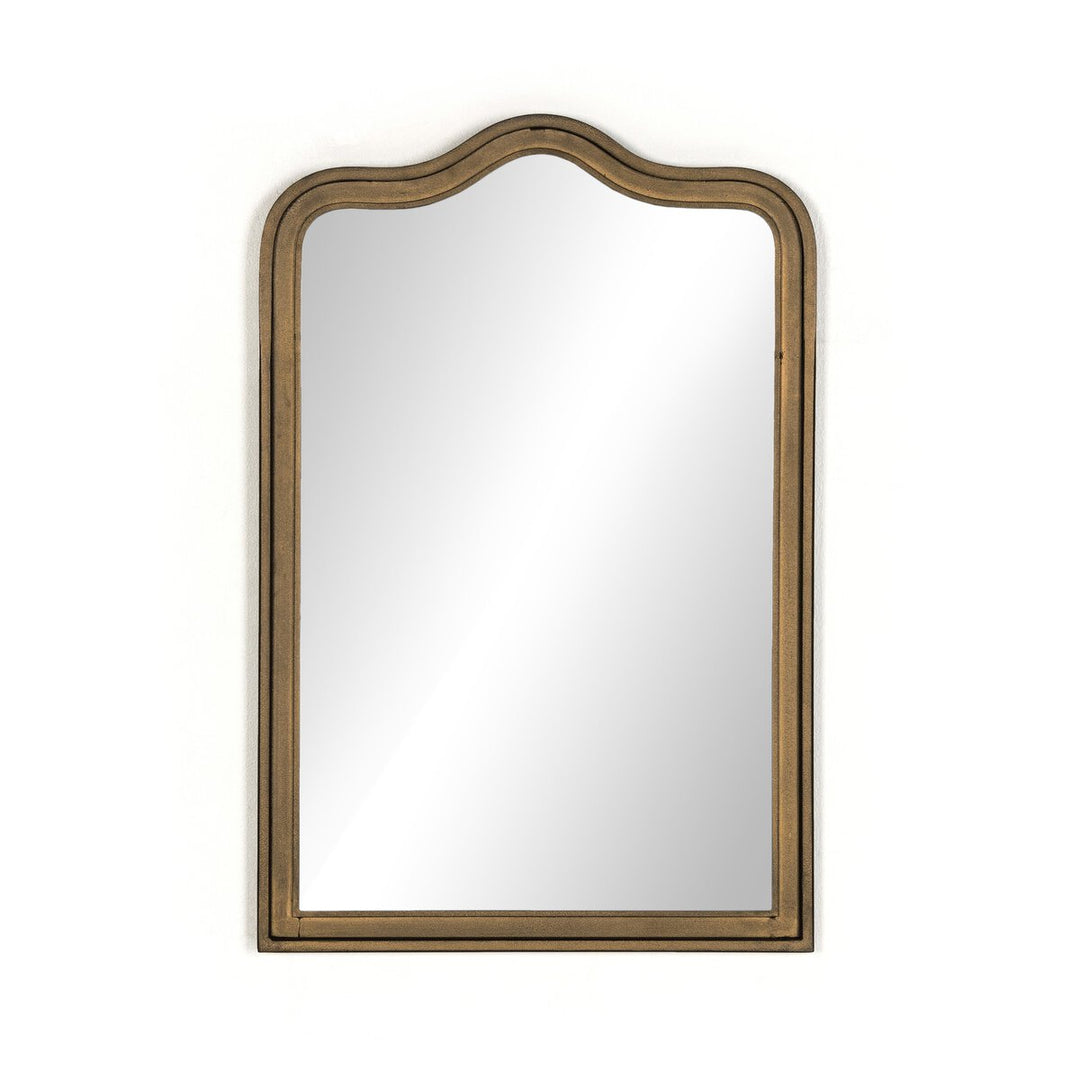 Ellie Mirror - Raw Antique Brass Iron