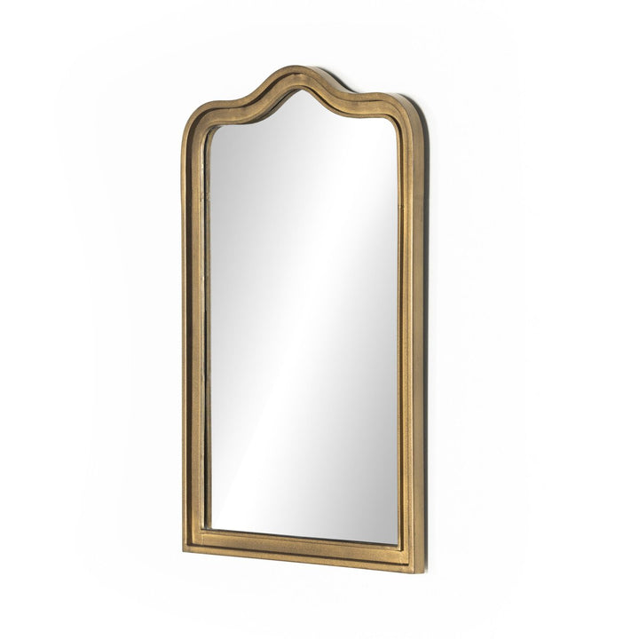 Ellie Mirror - Raw Antique Brass Iron