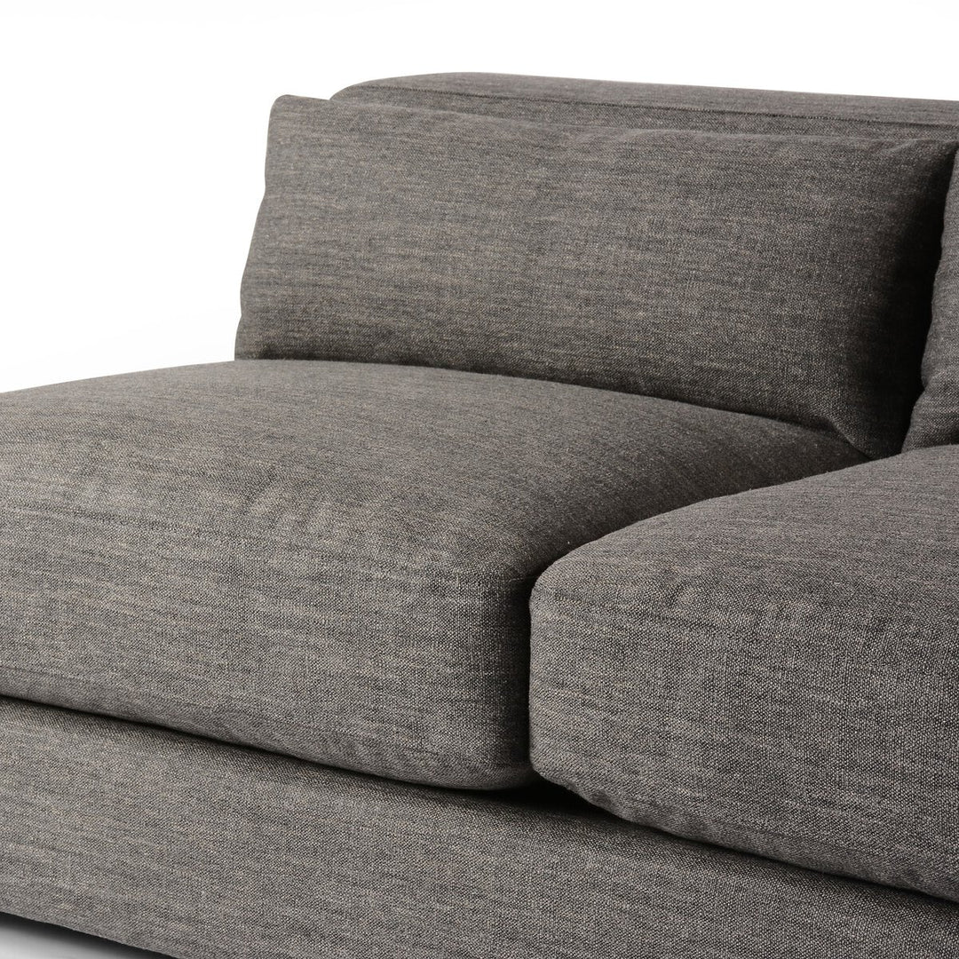 Build Your Own: Sienna Sectional - Armless Sofa Piece - Alcala Graphite