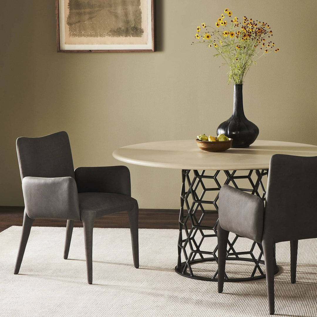 Verona Dining Armchair - Heritage Graphite