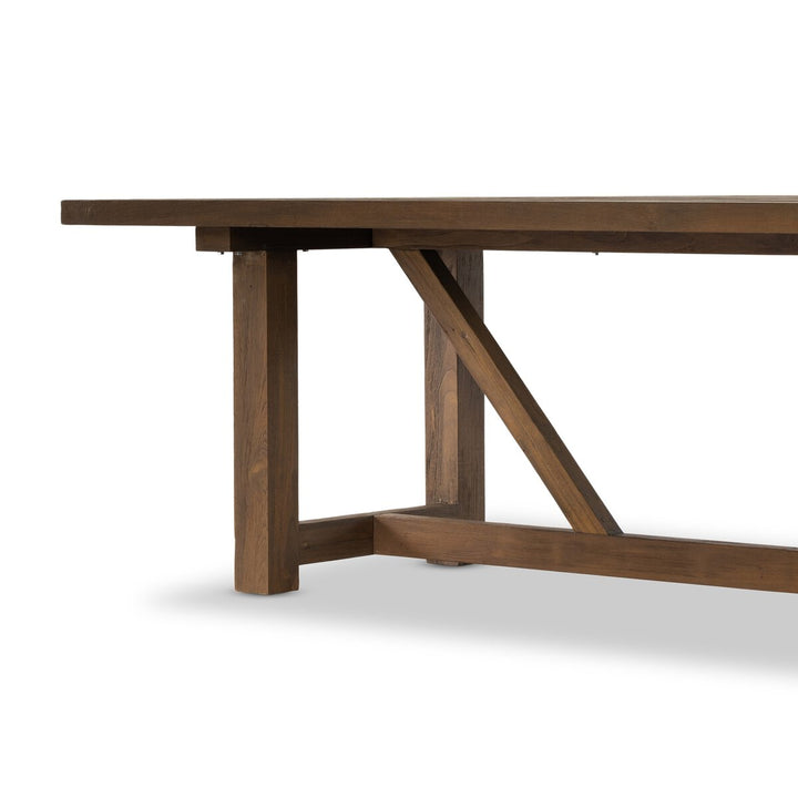 Conrad Outdoor Dining Table - Stained Heritage Brown