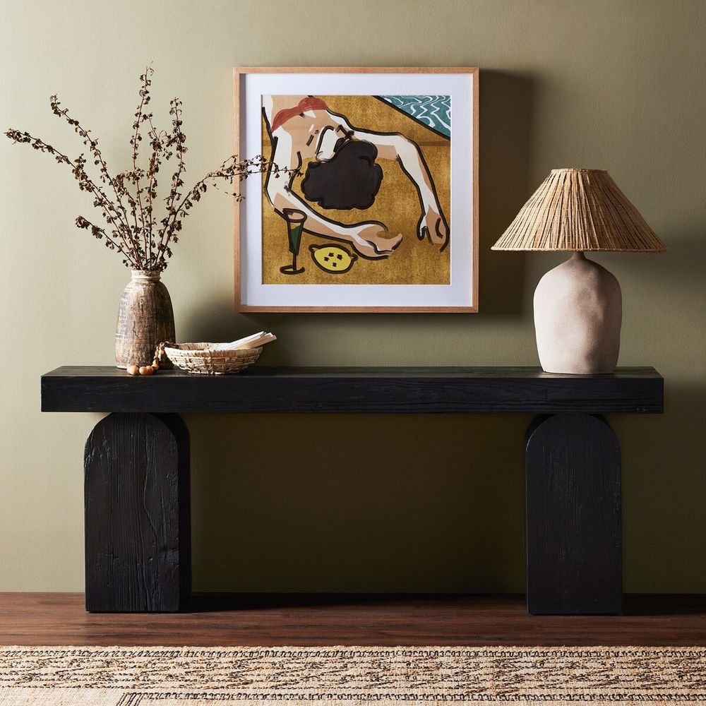 Console Tables Silvan Console Table - Black Elm