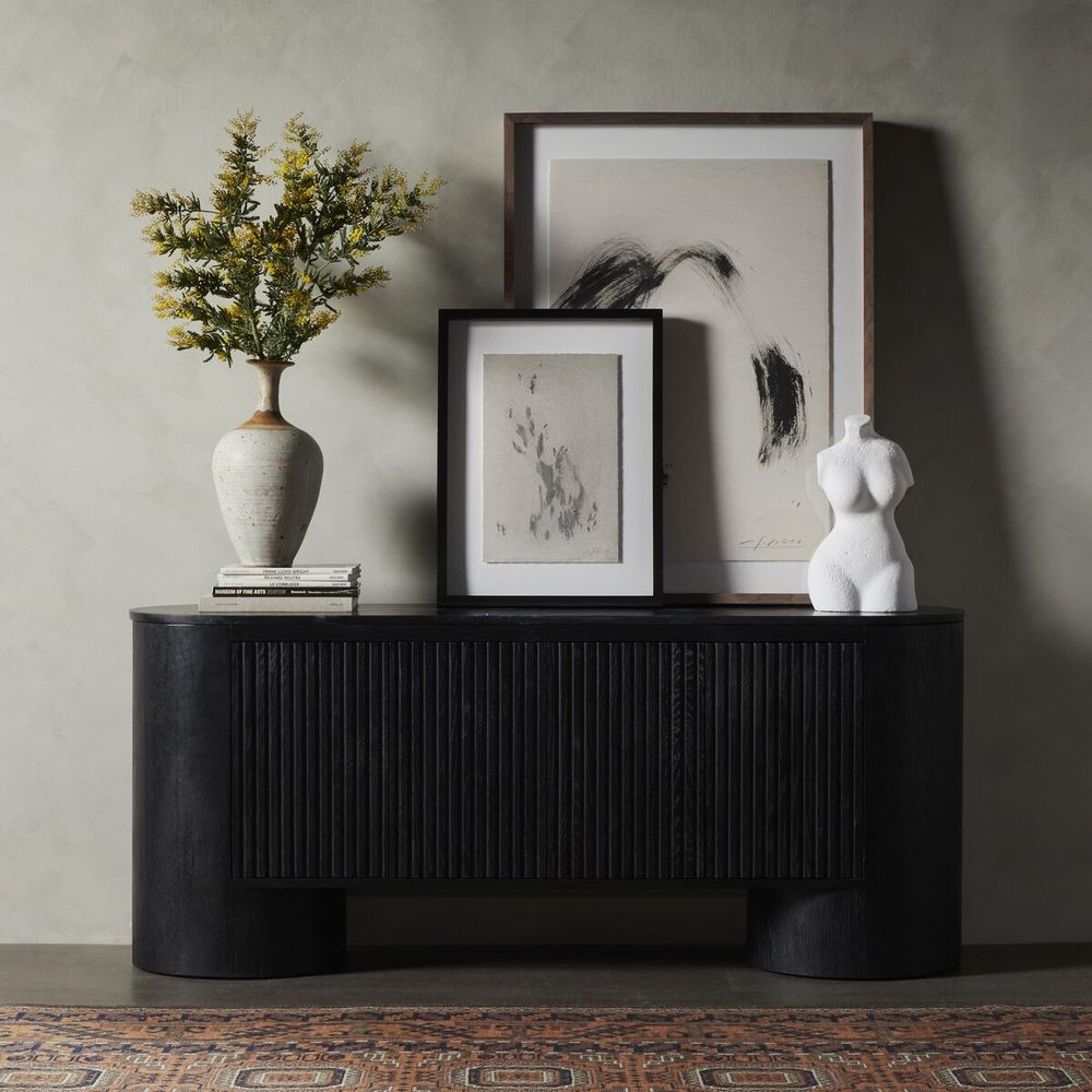 TV Stands & Media Consoles Domenico Media Console - Black Oak