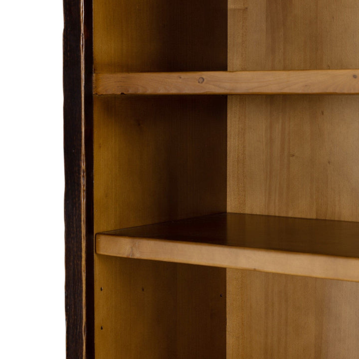 Halston Bookcase - Distressed Walnut