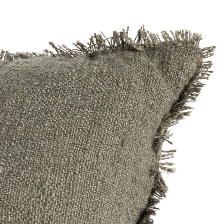 Sharp Outdoor Pillow - Textured Olive - 16"X24" - Cover Only