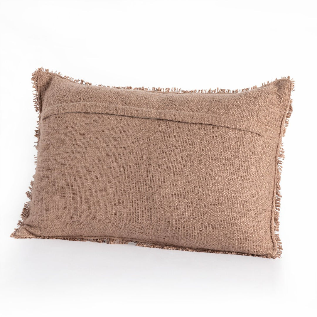 Sharp Outdoor Pillow - Textured Taupe - 16"X24" - Cover Only