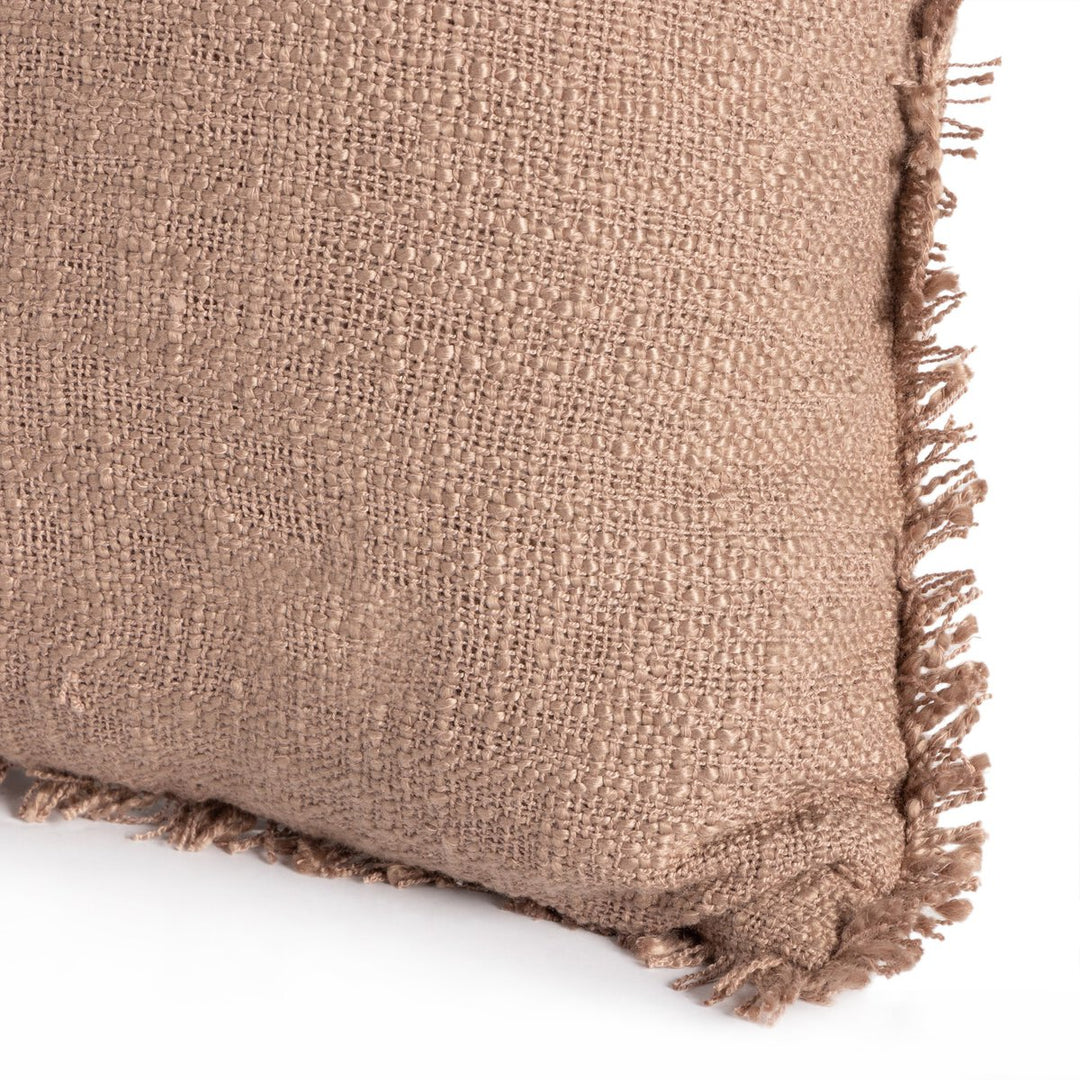 Sharp Outdoor Pillow - Textured Taupe - 16"X24" - Cover Only