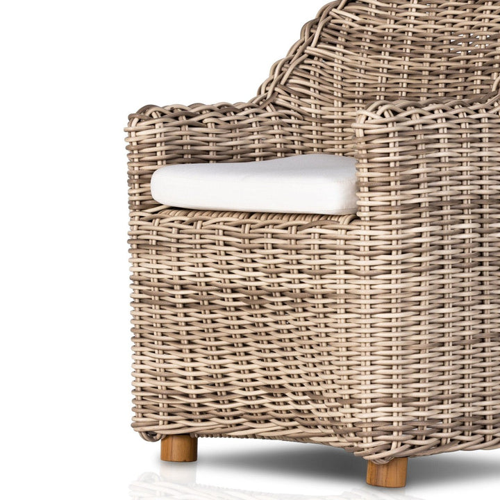 Sorrento Outdoor Dining Armchair - Venao Ivory