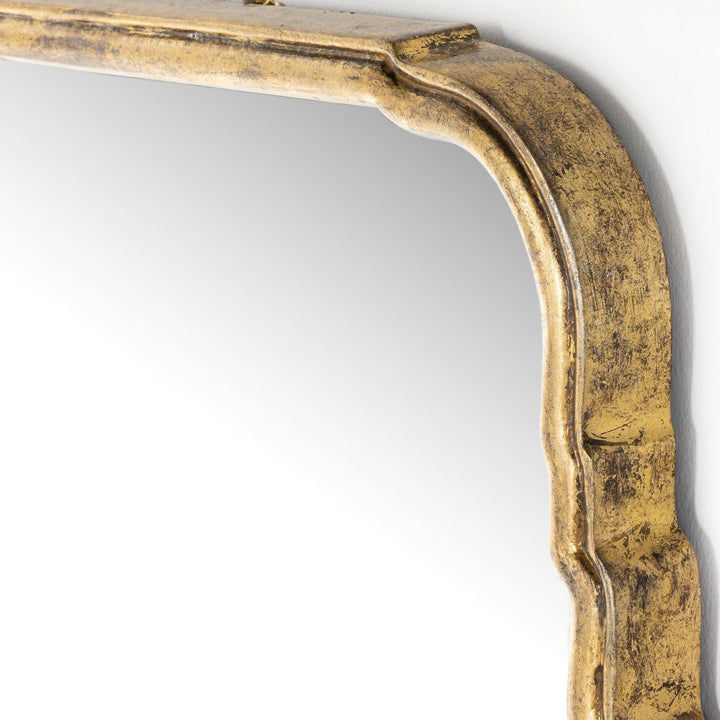 Louvre Mirror - Antiqued Gold Leaf