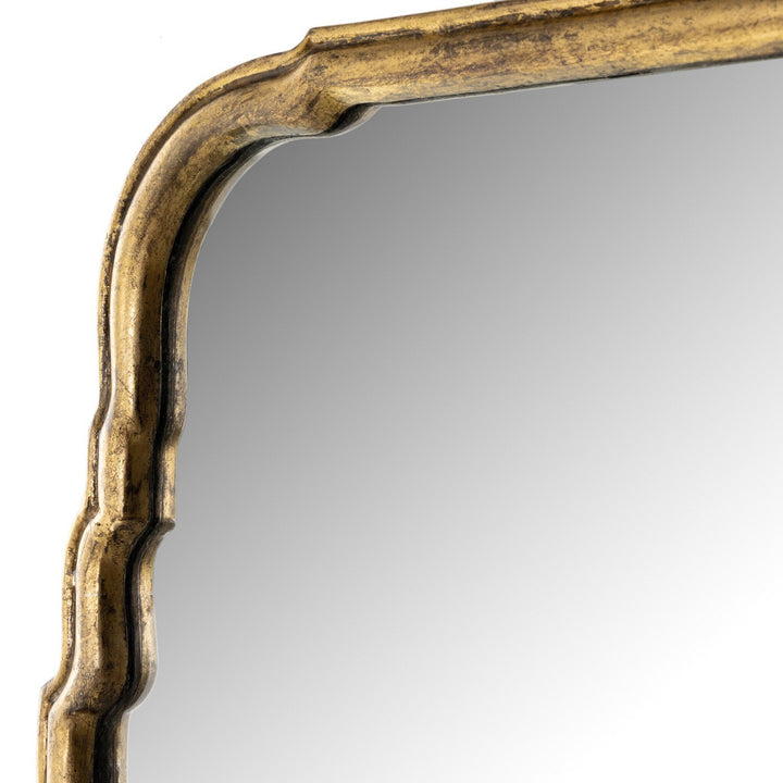 Louvre Mirror - Antiqued Gold Leaf