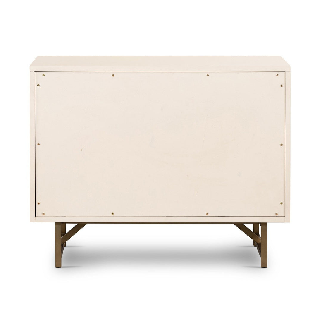 Hayes Rectangular Nightstand - Matte Alabaster