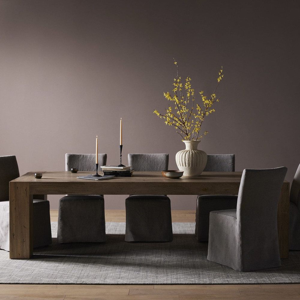 Dining Tables Asher Dining Table - Rustic Wormwood Oak