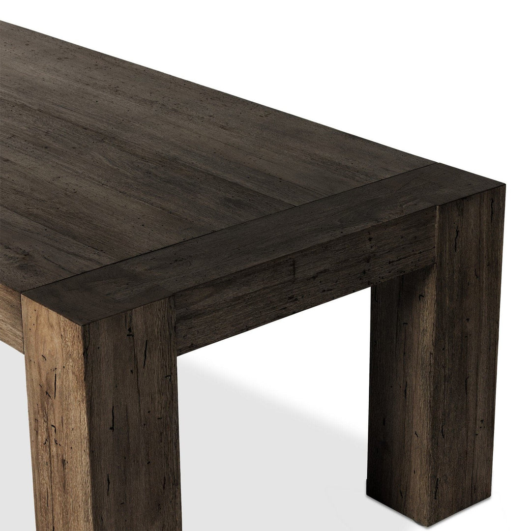 Carson Dining Table - Ebony Rustic Wormwood Oak