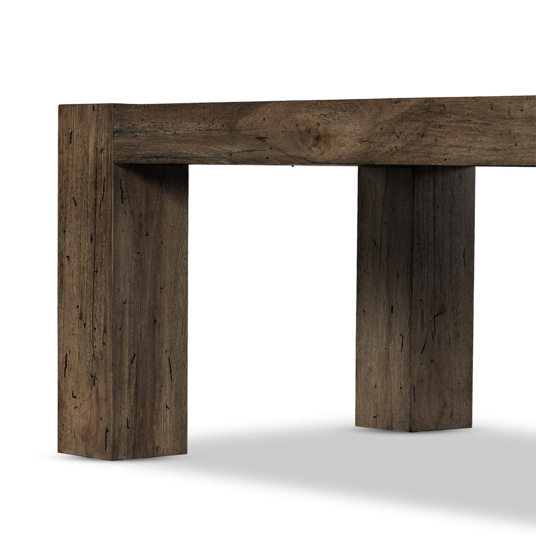 Carson Dining Table - Ebony Rustic Wormwood Oak