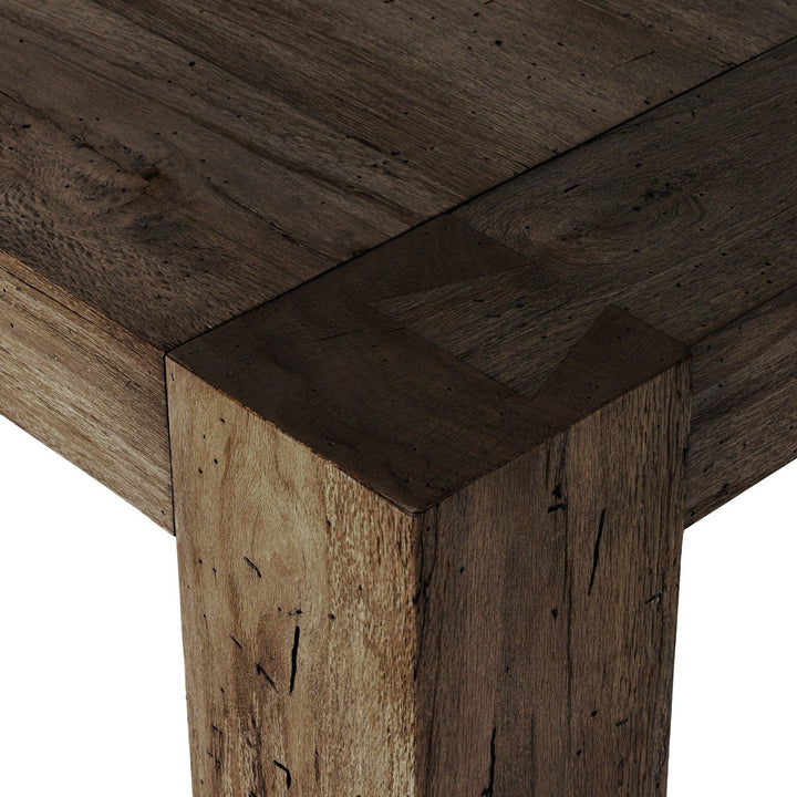 Carson Dining Table - Ebony Rustic Wormwood Oak