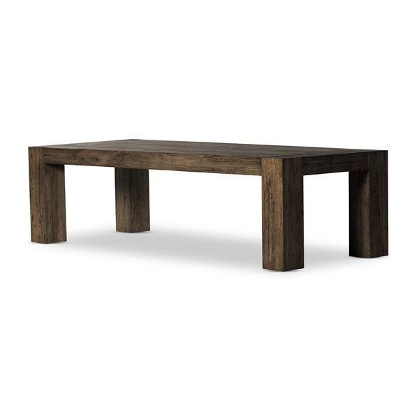 Abaso Dining Table-Four Hands-FH-233931-002-Dining TablesEbony Rustic Wormwood Oak-3-France and Son