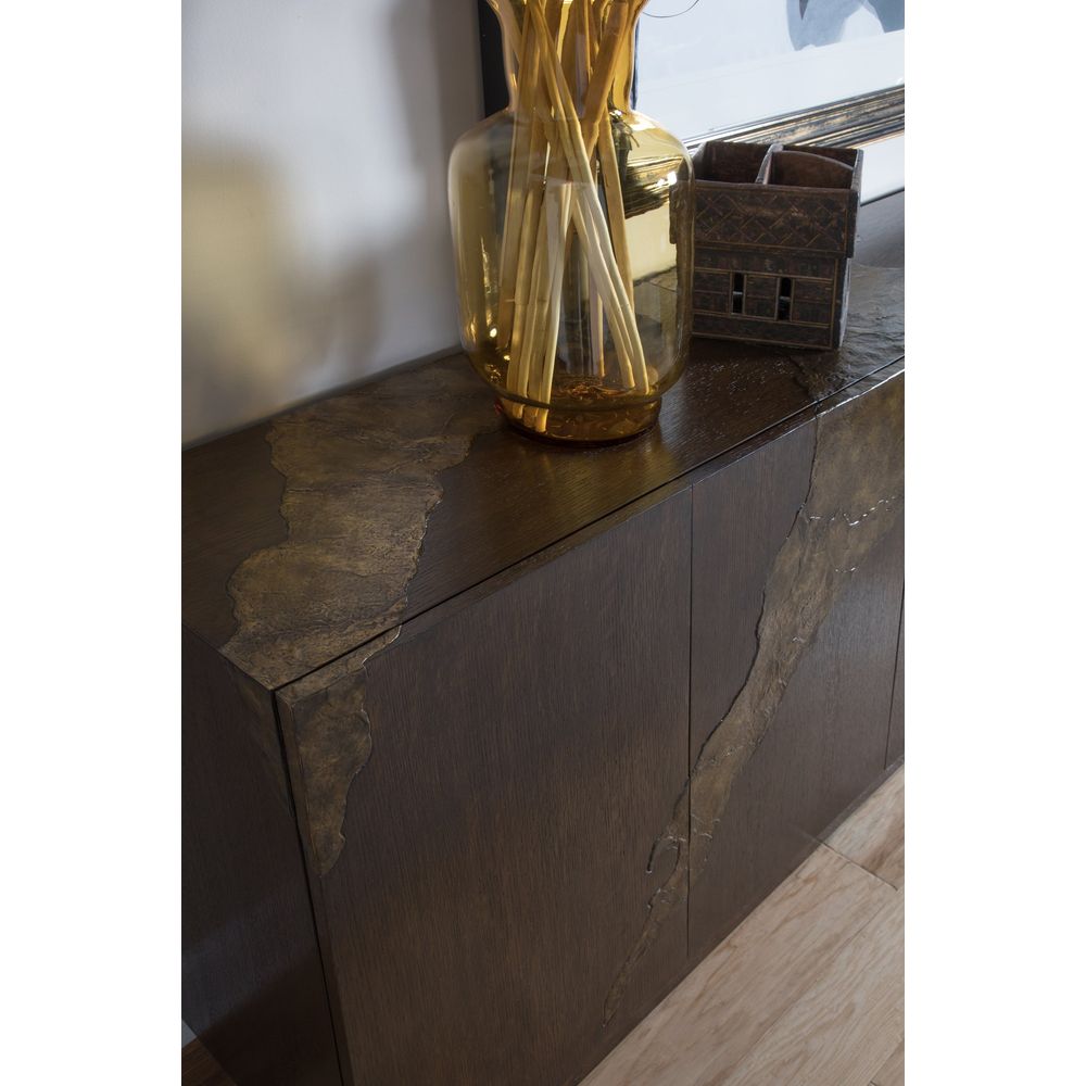 Contango Media Console - Dark Brown