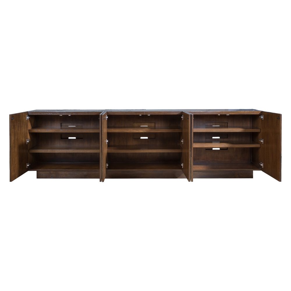 TV Stands & Media Consoles Contango Long Media Console - Dark Brown
