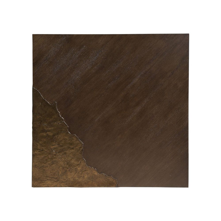 Contango Square Cocktail Table - Dark Brown