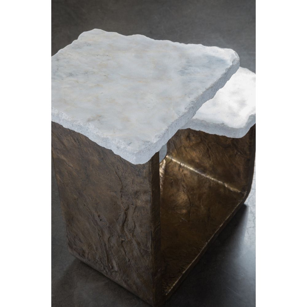 Side Tables Contango Tiered Spot Table - Dark Brown