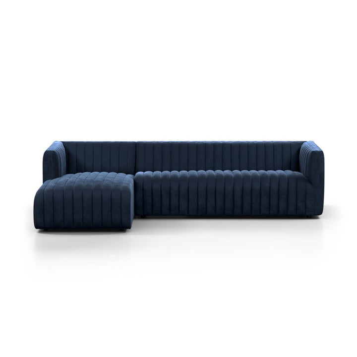 Donovan 2-Piece Sectional - Left Chaise - Sapphire Navy - 105"