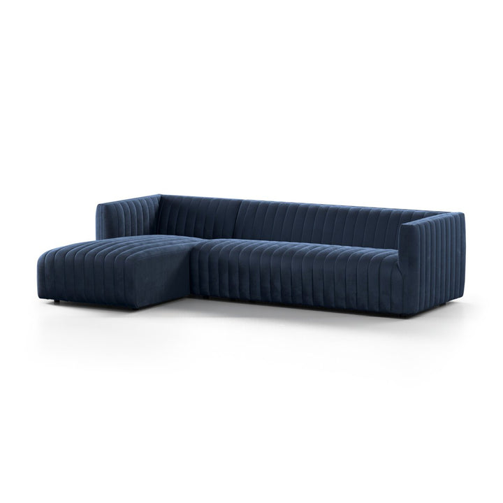 Donovan 2-Piece Sectional - Left Chaise - Sapphire Navy - 105"