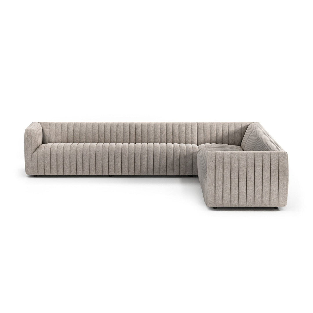 Alexander Channel Tufted 3-Piece Corner Sectional - Orly Natural - 126"