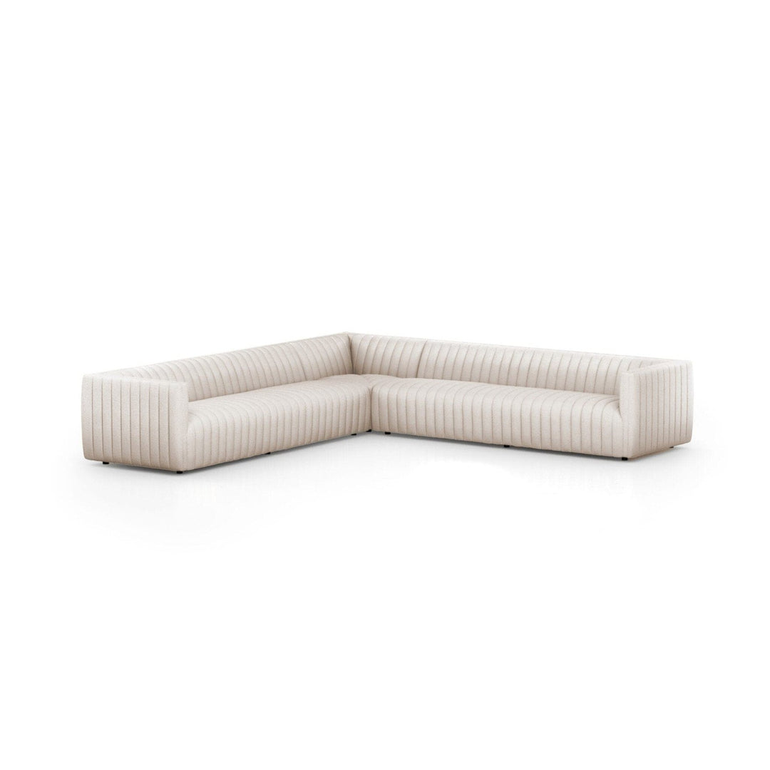 Alexander Channel Tufted 3-Piece Corner Sectional - Dover Crescent - 126"