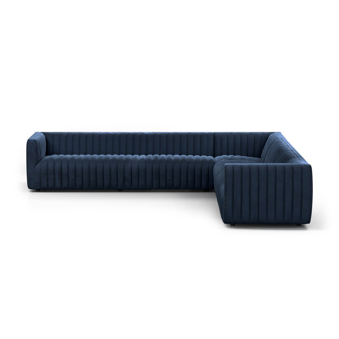 Donovan 3-Piece Sectional - Sapphire Navy - 126"