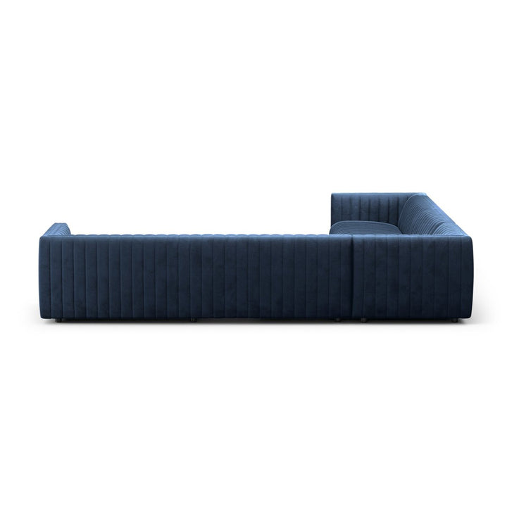 Donovan 3-Piece Sectional - Sapphire Navy - 126"