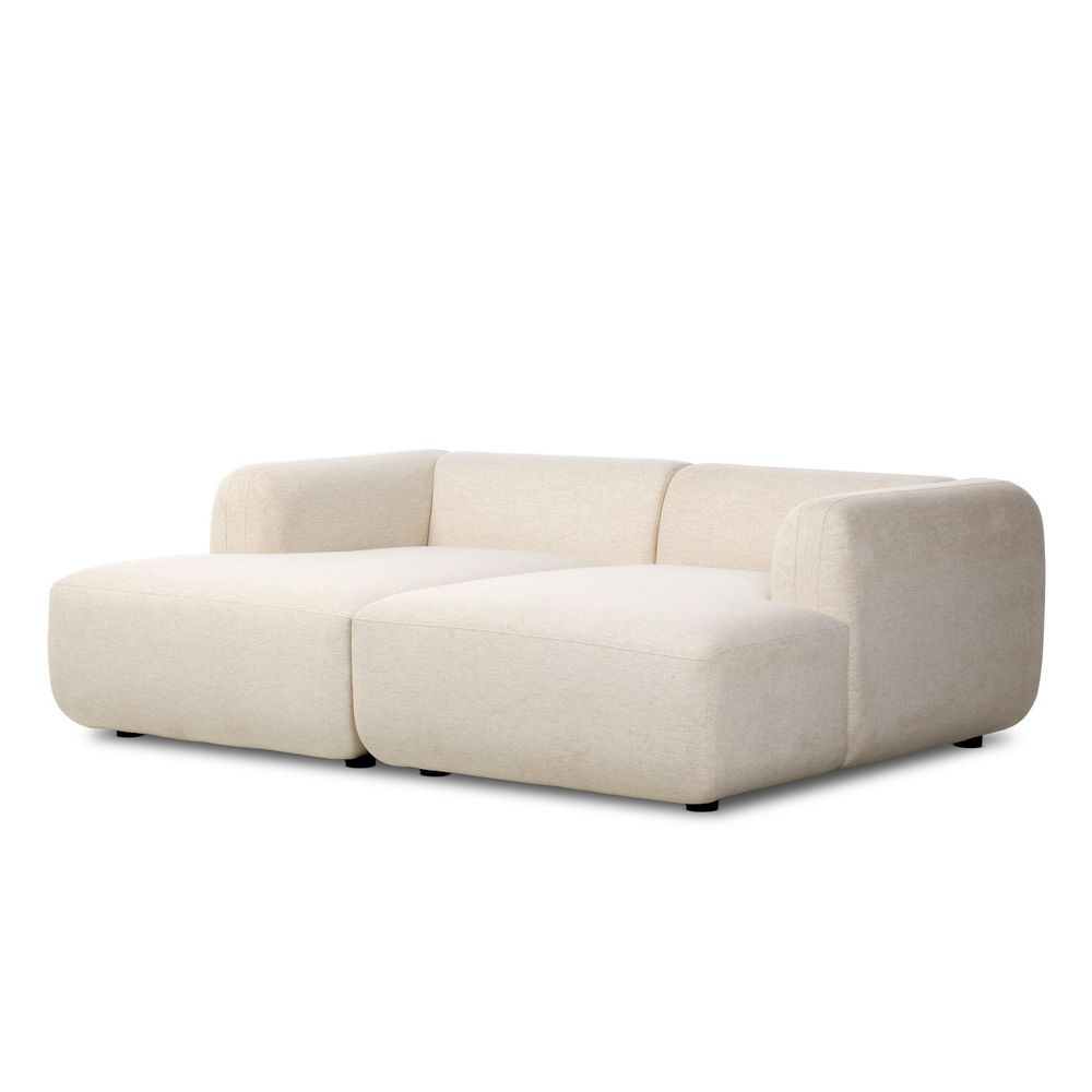 Sectionals Nara 2Pc Media Lounger - Crypton Nomad Snow