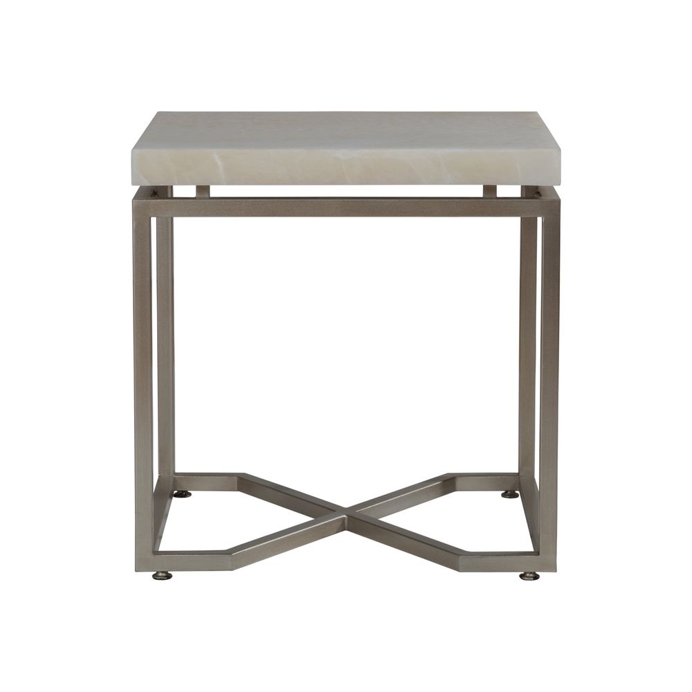 Side Tables Vara Rectangular End Table - Champagne