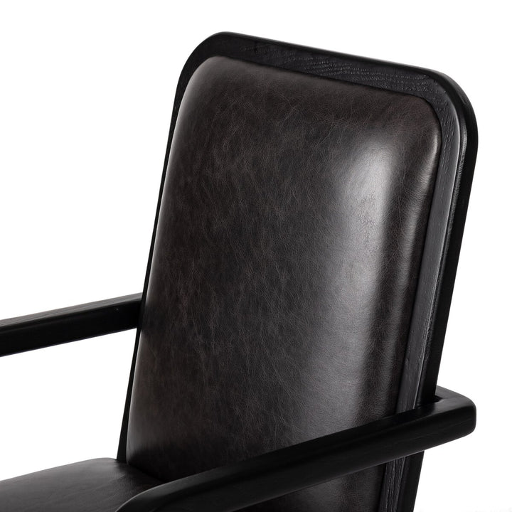 Macy Desk Chair - Brushed Ebony