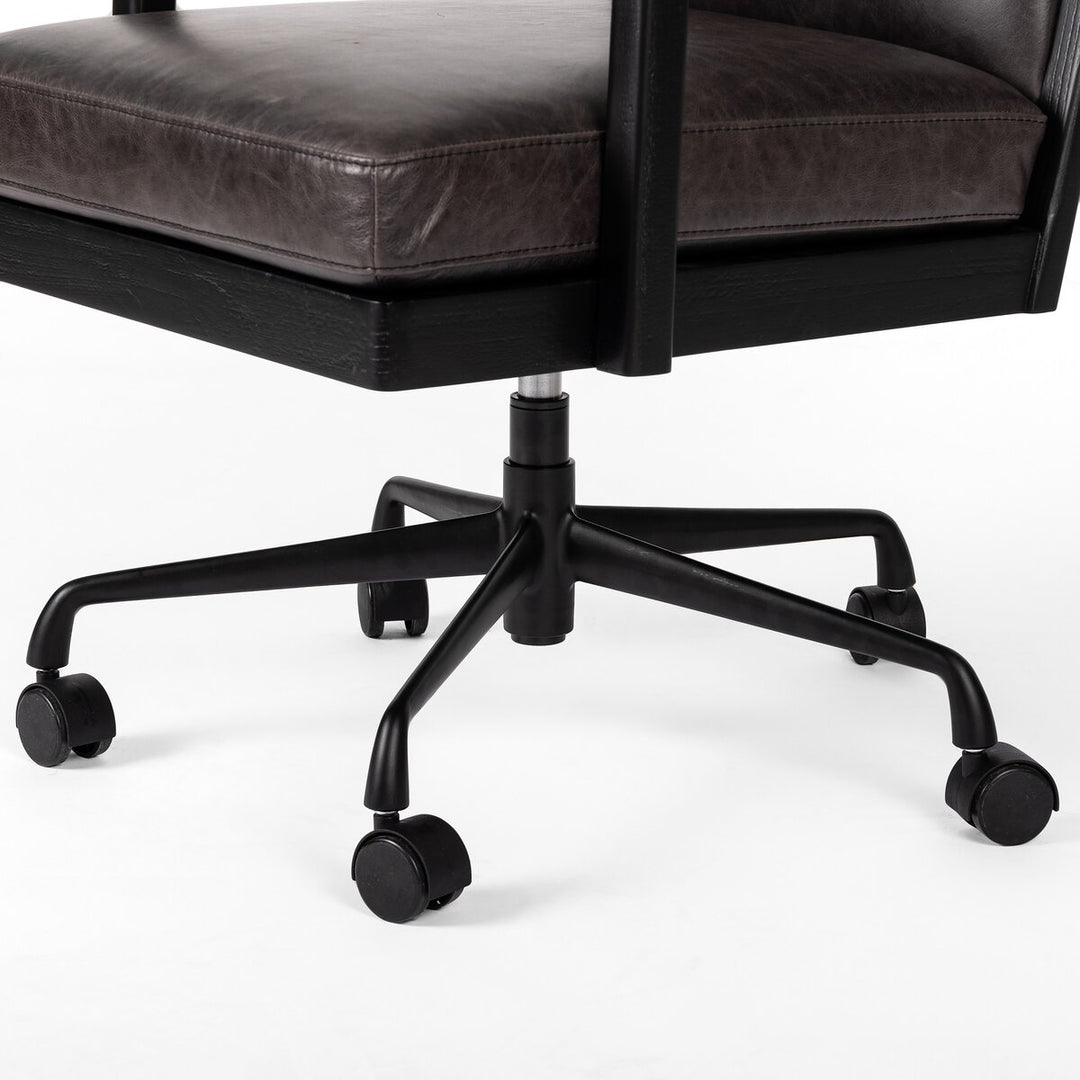 Macy Desk Chair - Brushed Ebony