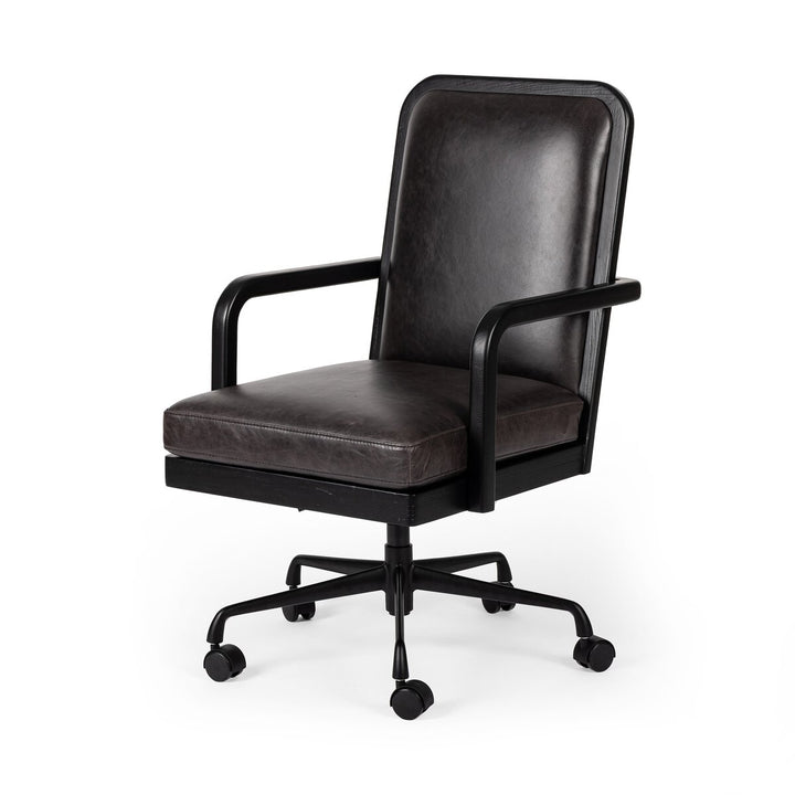 Macy Desk Chair - Brushed Ebony