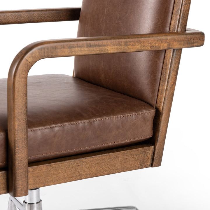 Macy Desk Chair - Sienna Brown